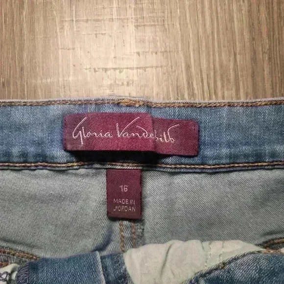 Gloria vanderbelt Amanda slim jeans size 16. - Picture 2 of 7